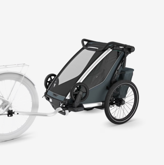 Lastekäru ühele lapsele THULE Chariot Cross 2 single, Dark Slate (tumehall)